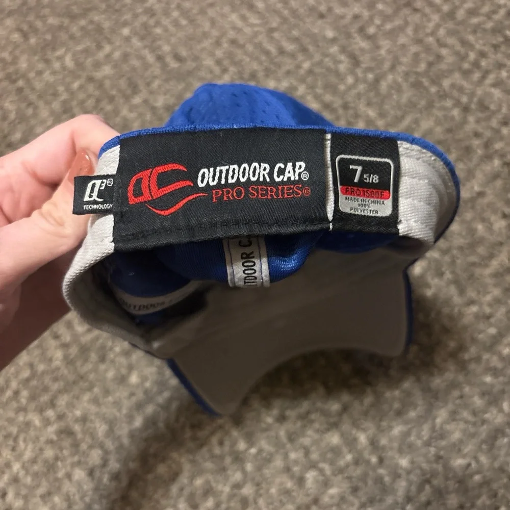 Blue Mesh Baseball Cap - Picture 3 of 5